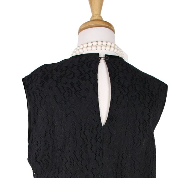 Vintage Black Lace Cocktail Dress Over Five-Seven Shop Tall Size Large - Hey Viv - Picture 3 of 5